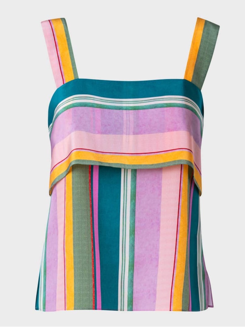 Akris Punto Silk Stripe Top